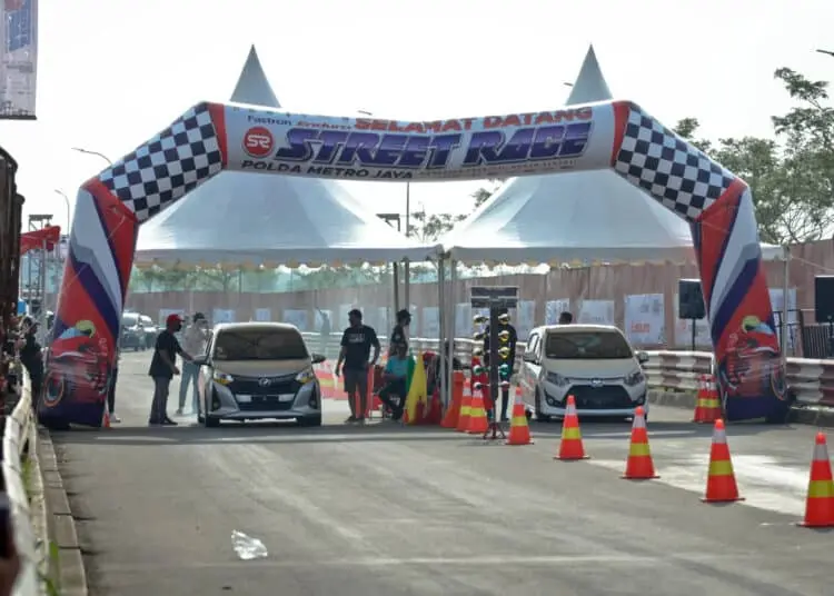 Foto Serunya Street Race Polda Metro Jaya di BSD