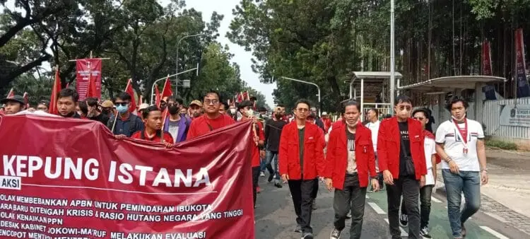 Ratusan Mahasiswa Kabupaten Tangerang Ikut Demo di Jakarta
