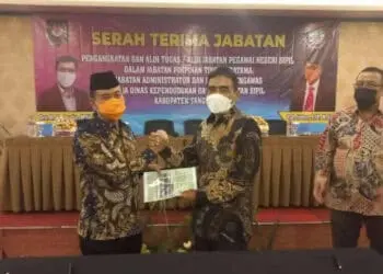 Inton Pimpin Dinas Dukcapil, Gantikan Syafrudin yang Jadi Staf Ahli Bupati Tangerang