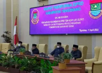 Bupati Tangerang Terima Rekomendasi DPRD atas LKPJ Bupati Tahun 2021