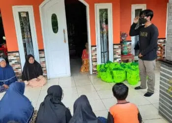 Forja Jurnalis Kabupaten Tangerang Santuni Belasan Anak Yatim