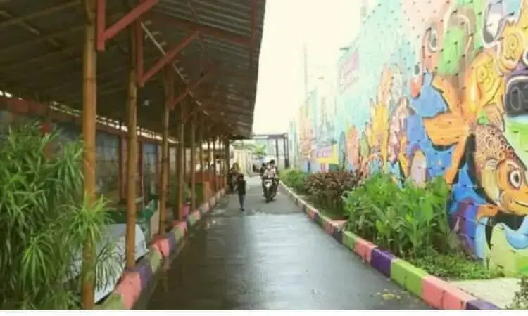 Berkunjung ke Kampung Pink Kota Tangerang, Begini Suasananya Kini