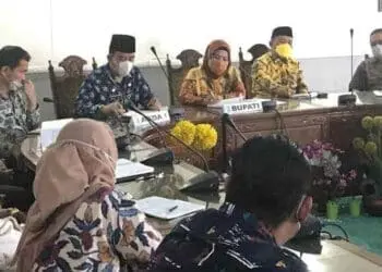 Bupati Tatu Evaluasi Capaian Vaksin, 10 Kecamatan Masih Rendah