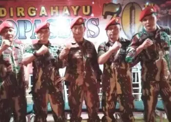 Rayakan HUT ke 70, Korps Baret Merah Wilayah Pandeglang Gelar Doa Bersama