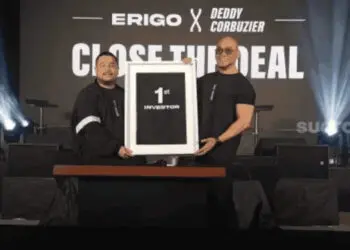 Deddy Corbuzier Jadi Investor Erigo, Benamkan Duit 10 M Lebih