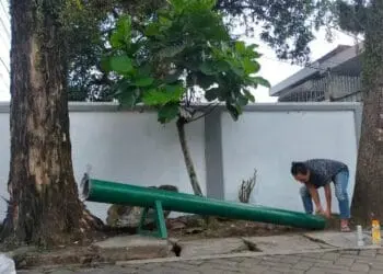 Ledakan Meriam di Masjid Agung Al-A'raf Rangkasbitung Jadi Penanda Waktu Berbuka Puasa