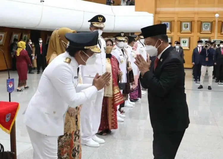 Foto Pelantikan Penjabat Gubernur Banten Al Muktabar