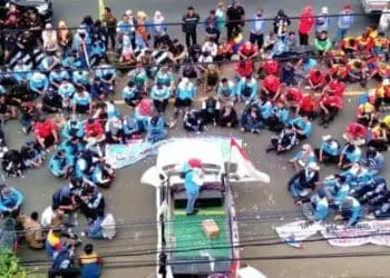 Gabungan Federasi Buruh Tuding UPTD PK Banten Mandul, Jalur Pandeglang – Serang Diblokade