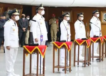 Foto Pelantikan Penjabat Gubernur Banten Al Muktabar