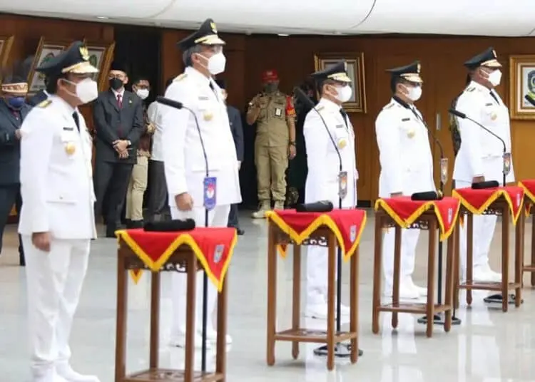 Foto Pelantikan Penjabat Gubernur Banten Al Muktabar