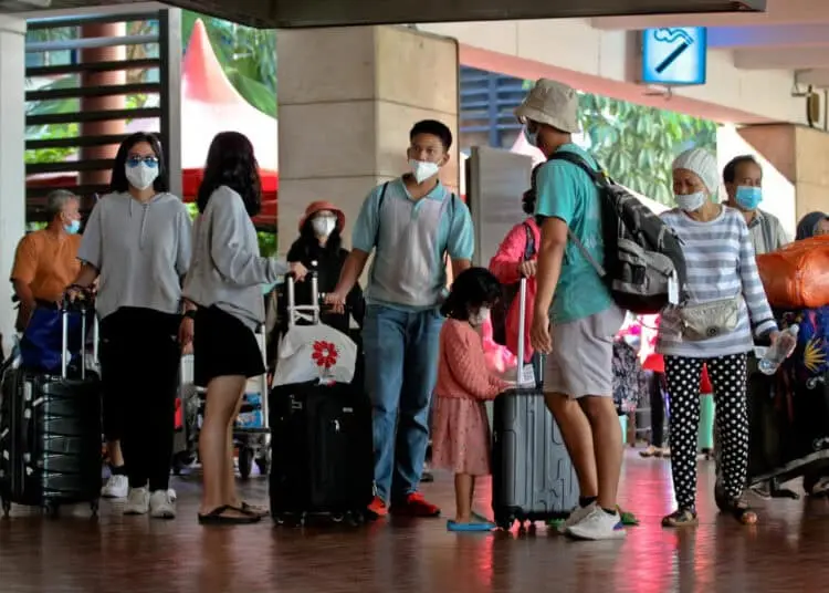 Foto Arus Balik di Bandara Soekarno Hatta Tangerang