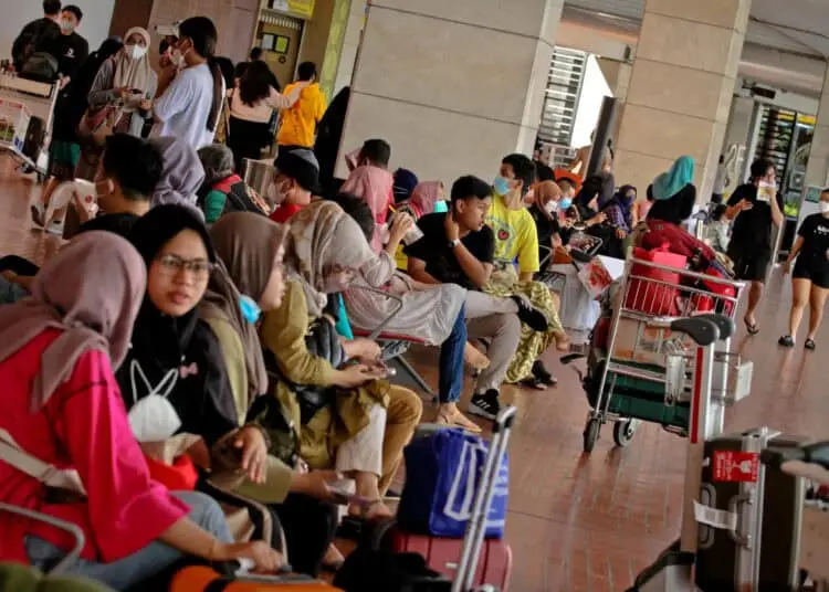Foto Arus Balik di Bandara Soekarno Hatta Tangerang