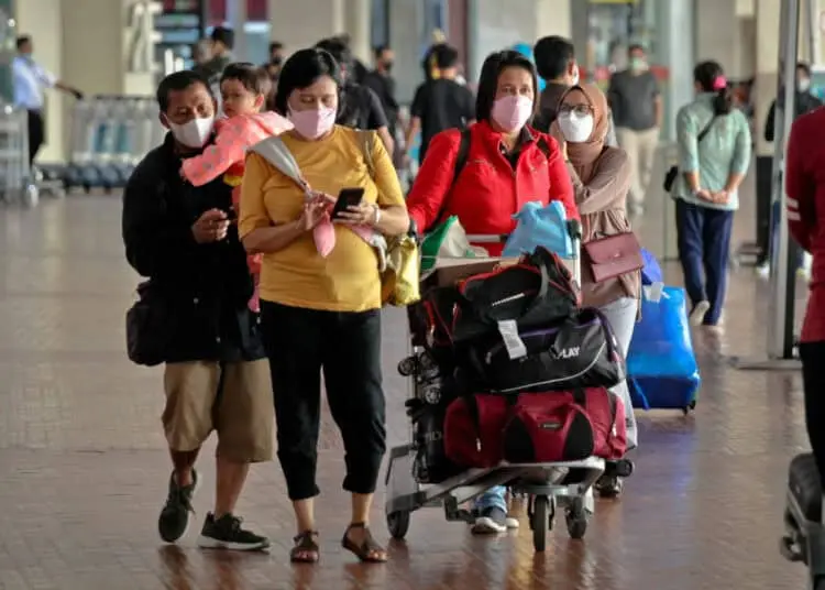 Foto Arus Balik di Bandara Soekarno Hatta Tangerang