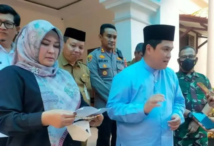 Bertemu Bupati Irna, Erick Thohir:  Kawasan Industri Bisa Berjalan Kalau Infrastrukturnya Tembus