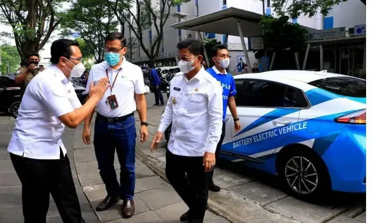 SPKLU Ketiga di Kota Tangerang Hadir di Aeropolis