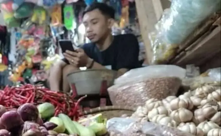 Ini Penyebab Omset Pedagang di Pasar Badak Pandeglang Anjlok