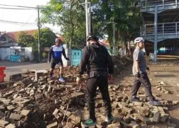 Usai Tergenang Banjir, Sarana dan Prasarana GOR Damyati Tangerang Diperbaiki