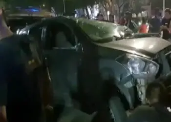 Dua Mobil Terlibat Tabrakan di Alam Sutera