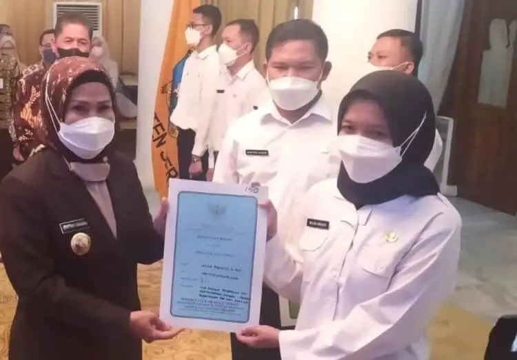 Serahkan SK CPNS dan P3K, Bupati Tatu Singgung Soal Perilaku ASN