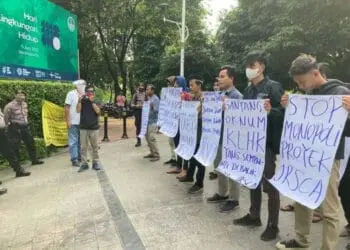 Proyek JRSCA Ujung Kulon Jalan Terus, Aktivis Pandeglang Kepung KLHK