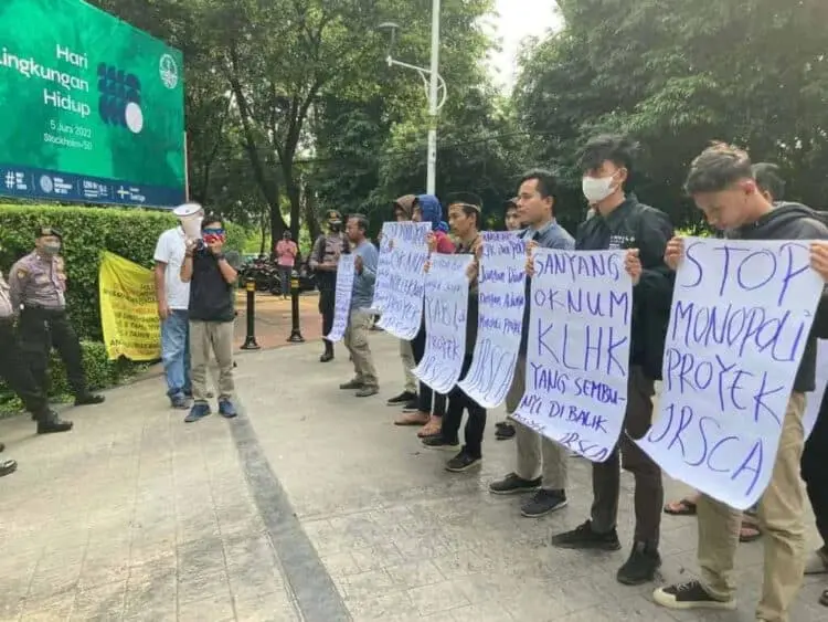 Proyek JRSCA Ujung Kulon Jalan Terus, Aktivis Pandeglang Kepung KLHK
