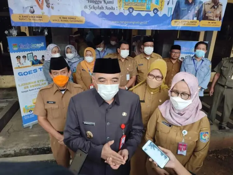 Zaki Launching Program Disdukcapil Goes to School di SMAN 6 Kabupaten Tangerang