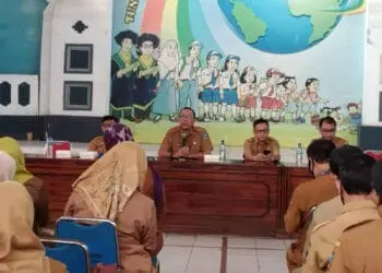 Dinas Pendidikan dan Kebudayaan (Dikdibud) Kabupaten Serang menggelar rapat pembinaan pengawas dan sosialisasi PPDB. (ISTIMEWA)