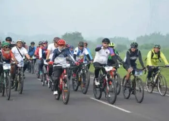 600 Pesepeda Ramaikan Fun Bike Tangerang Gemilang
