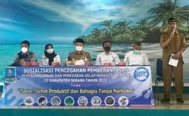 Suasana sosialisasi bahaya narkoba. (ISTIMEWA)