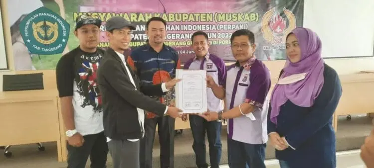 Perpani Kabupaten Tangerang Punya Ketua Baru, Begini Janjinya