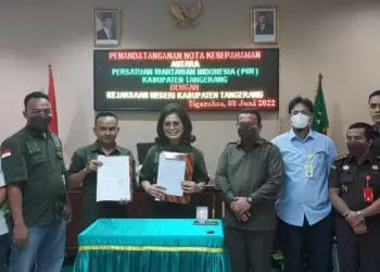 Teken MoU, Kejari dan PWI Kabupaten Tangerang Jalin Sinergitas Penegakan Hukum