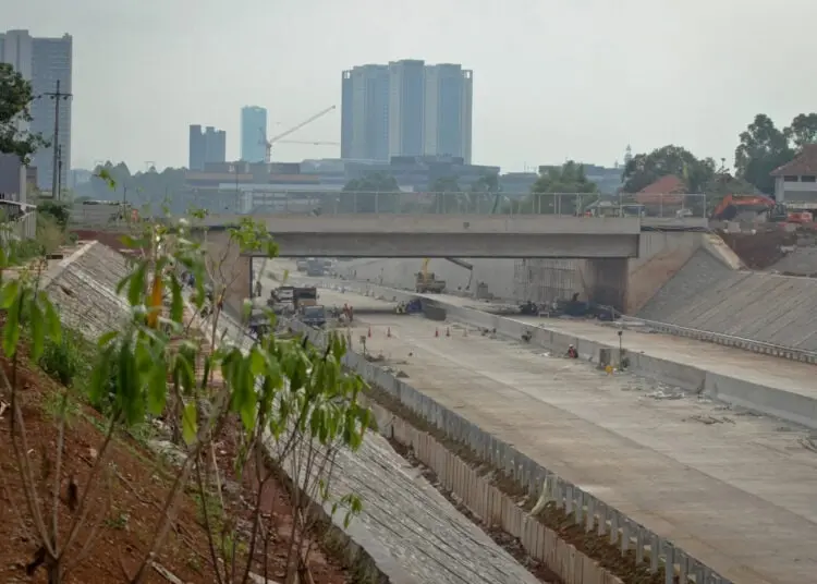 Foto Pembangunan Jalan Tol Serpong-Balaraja Dikebut