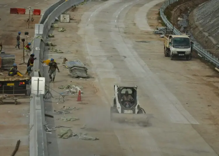 Foto Pembangunan Jalan Tol Serpong-Balaraja Dikebut