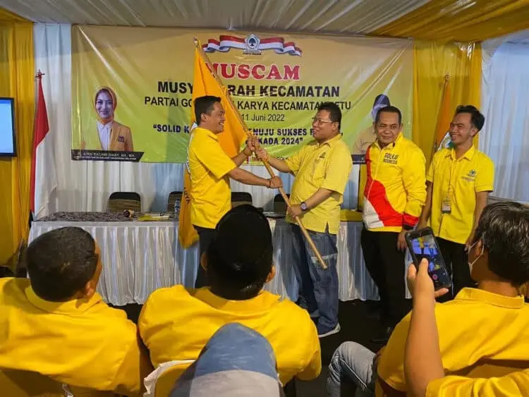 Partai Golkar Kecamatan Setu Gelar Muscab, Ini Hasilnya