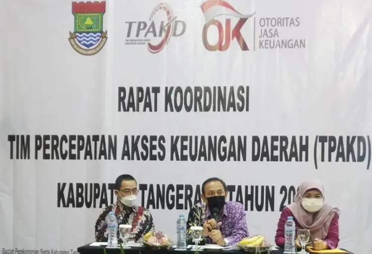 TPAKD Kabupaten Tangerang Gelar Rakor Bersama OJK