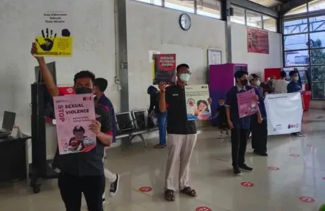 Rail Fans Gelar Kampanye Cegah dan Lawan Kejahatan Seksual di KA