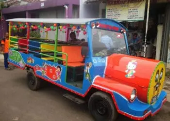 Odong - odong dilarang beroperasi, Dishub Pandeglang akan intensifkan razia. (ISTIMEWA)