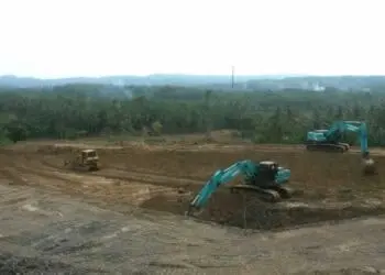 Kondisi TPA Cigeulis, saat dikerjakan, beberapa tahun lalu. (ISTIMEWA)
