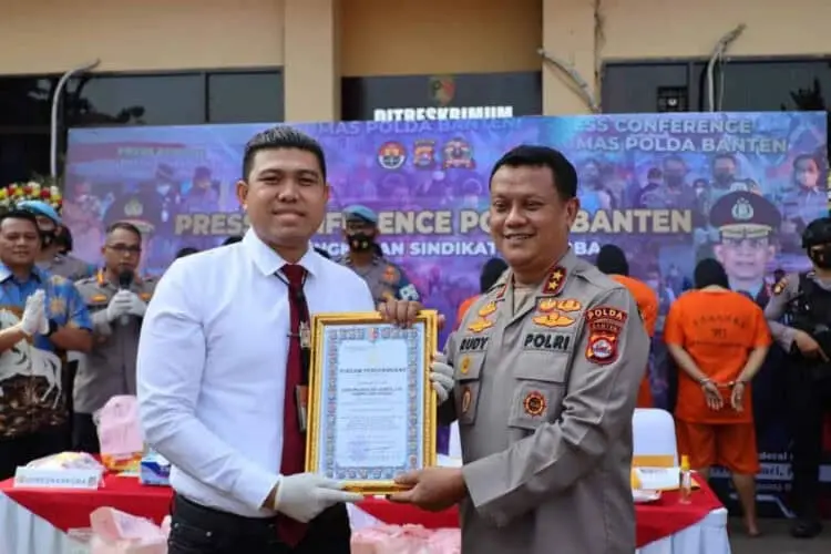 Ungkap Sindikat Narkoba Internasional, Kapolda Banten Apresiasi Satresnarkoba Polresta Tangerang