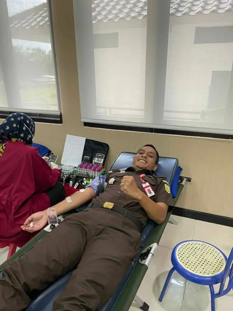 Peringati Hari Bhakti Adhyaksa, Kejaksaan Negeri Kabupaten Tangerang Gelar Donor Darah