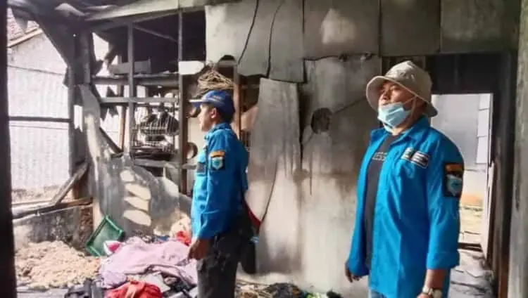 Kebakaran, Satu Rumah Warga Angsana Pandeglang Ludes
