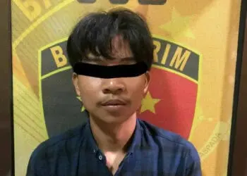 Pelaku pencabulan diamankan di Mapolres Pandeglang, Selasa (12/7/2022). (ISTIMEWA)