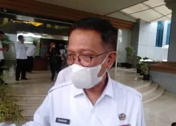 PJ Sekda Pemprov Banten, M. Trenggono, saat di wawancara, Rabu (13/7/2022). (HERMAN SAPUTRA/SATELITNEWS.ID)
