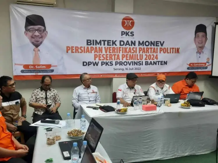Jelang Pemilu 2024, PKS Banten Melakukan Verifikasi Internal