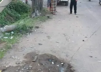 TKP Lakalantas, Sabtu (23/7/2022). (ISTIMEWA)
