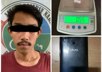 Simpan Sabu di Plang SDN Panimbang Jaya 1, Pemuda Ditangkap