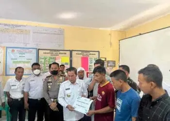 Keluarga Korban Odong-odong Maut Terima Santunan, Selain Walikota Serang juga Dihadiri Dirlantas Polda Banten