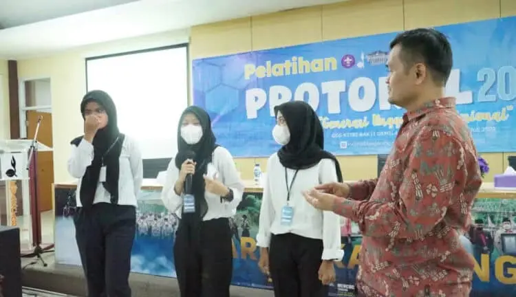 Anggota Pramuka Kabupaten Tangerang Dilatih Protokoler dan Jurnalistik