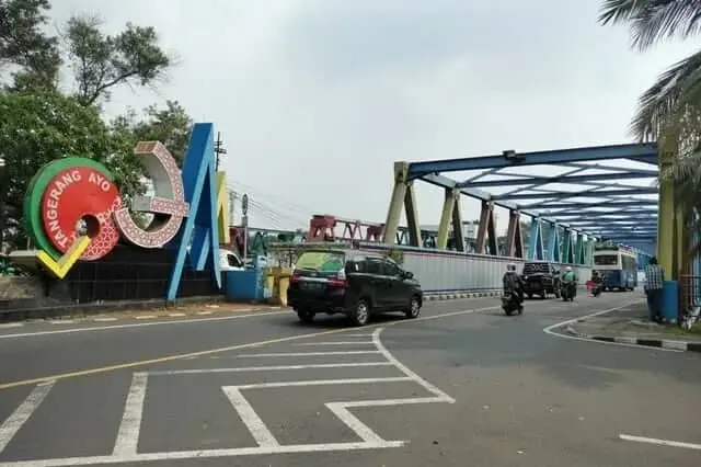 Jembatan Cisadane Tangerang Diganti, Arus Lalu Lintas Dialihkan