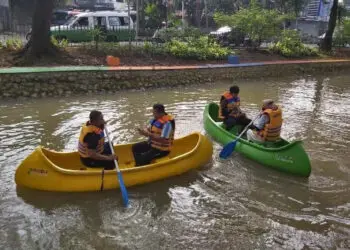 Dibuka Mulai Sabtu, Pemkot Tangerang Operasikan Perahu Kano Wisata Gratis di Dekat Alun-alun